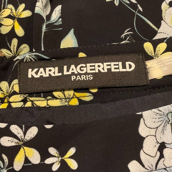 Karl Lagerfeld Floral Flounce Skirt. New With Tickets. Size 16 - Picture 3 of 4